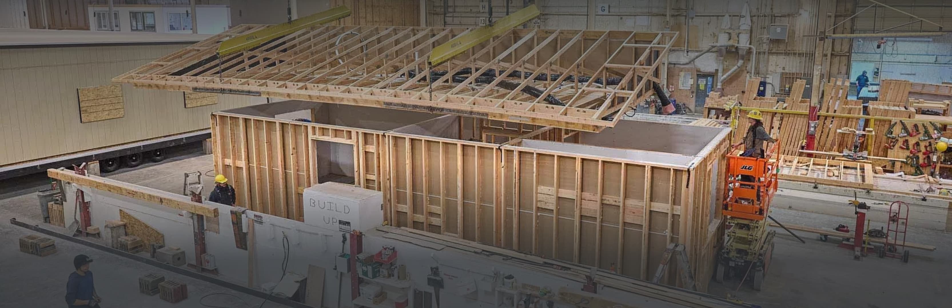 Precision construction protected from the elements